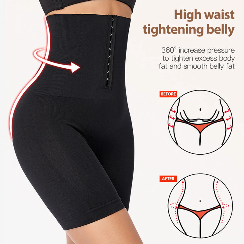 Cintura alta plana barriga cinto estiramento shapewear cintura bainha emagrecimento calcinha abdômen controle feminino corpo shaper modelagem cintas