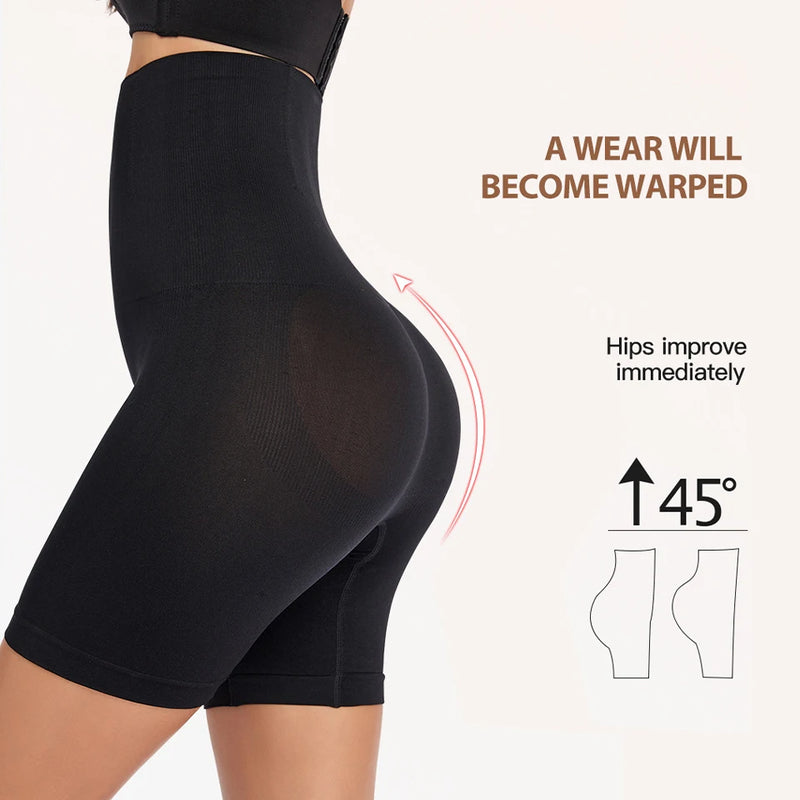 Cintura alta plana barriga cinto estiramento shapewear cintura bainha emagrecimento calcinha abdômen controle feminino corpo shaper modelagem cintas